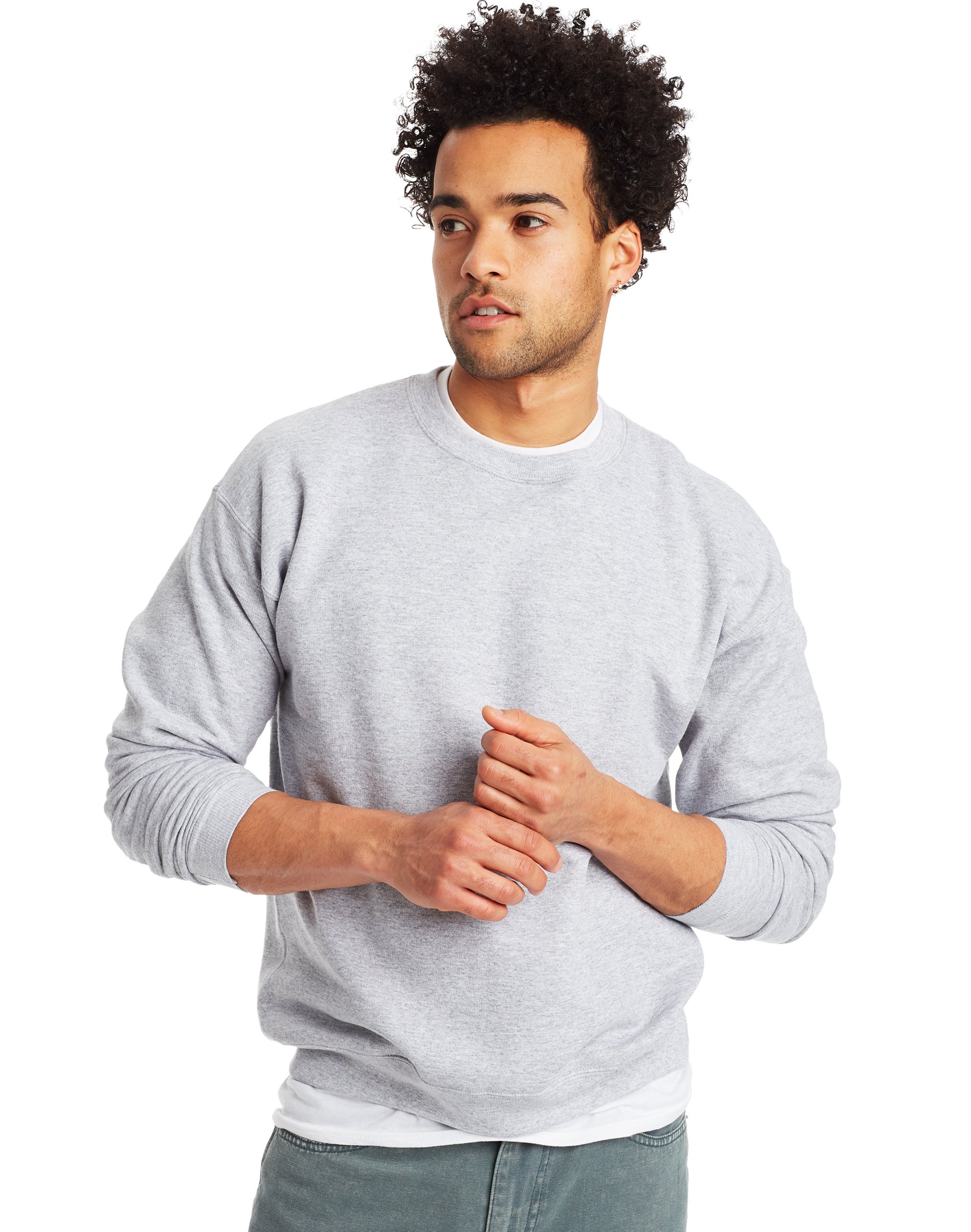 Hanes Herren EcoSmart Fleece Sweatshirt mit Rundhalsausschnitt - Bild 47 von 70