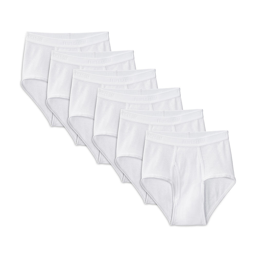 Fruit of the Loom Premium Men�s 6 Pack Premium Cotton Briefs - Picture 2 of 2